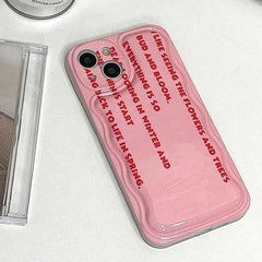 Funda para iPhone con estética coreana