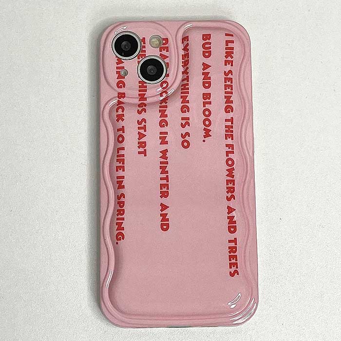 Funda para iPhone con estética coreana