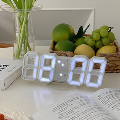 Reloj despertador digital nórdico LED