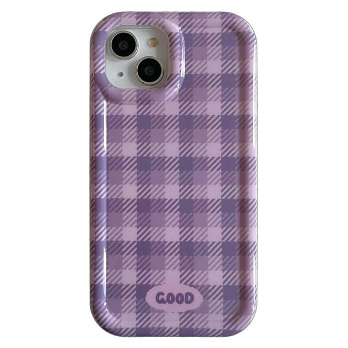 Funda para iPhone con estética lavanda