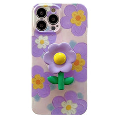 Funda para iPhone con flores de lavanda