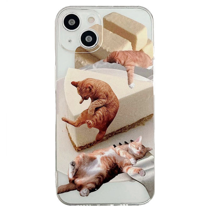 Faule Katze iPhone-Hülle