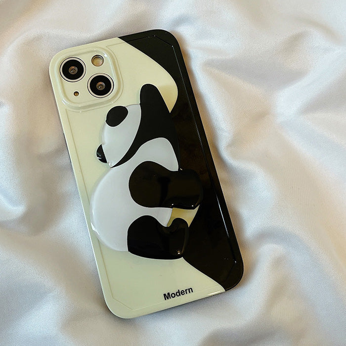 Fauler Panda iPhone-Hülle