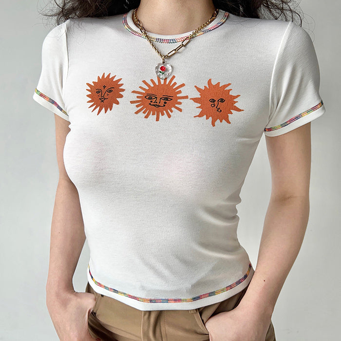 Camiseta estética Le Soleil