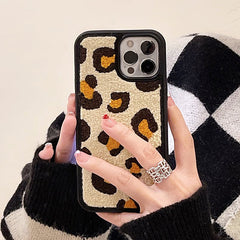 Funda para iPhone con estampado de leopardo