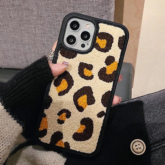 Funda para iPhone con estampado de leopardo