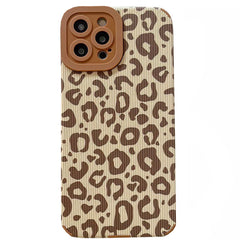 Funda para iPhone con estampado de leopardo