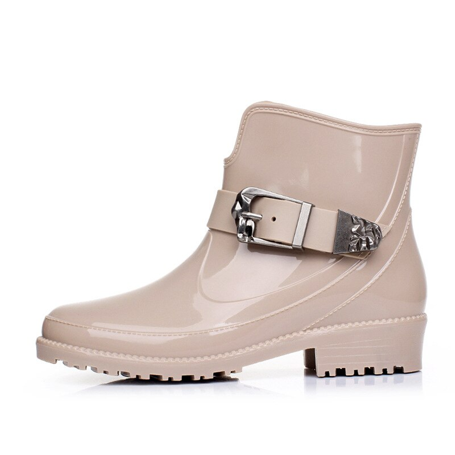 Rubber Waterproof Rain Ankle Boots