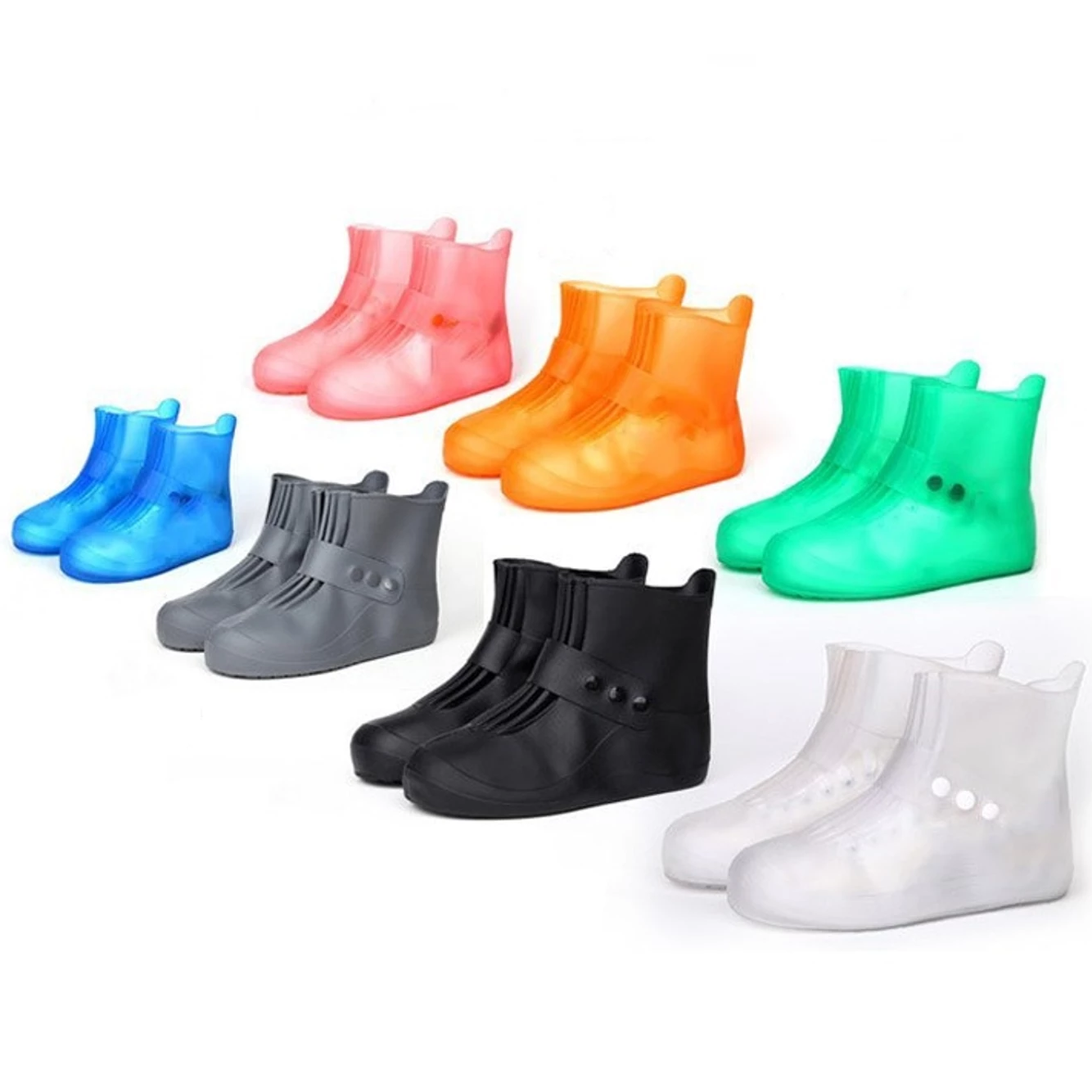 Botas de lluvia elásticas antideslizantes e impermeables 