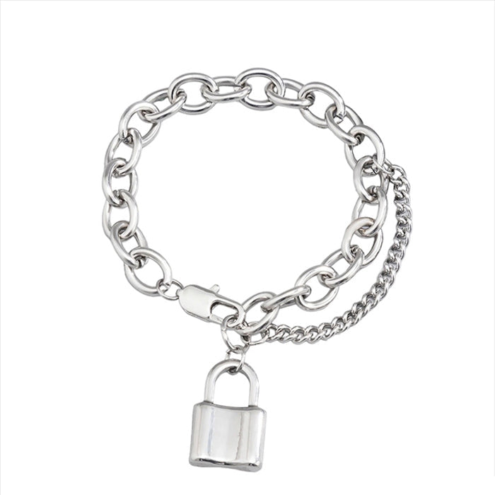 Lock Pendant Bracelet