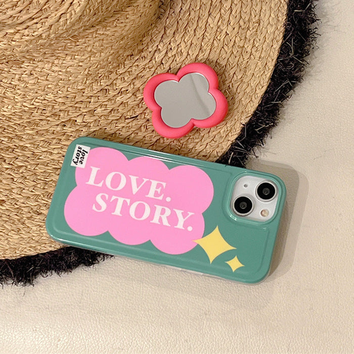 Funda para iPhone con historia de amor