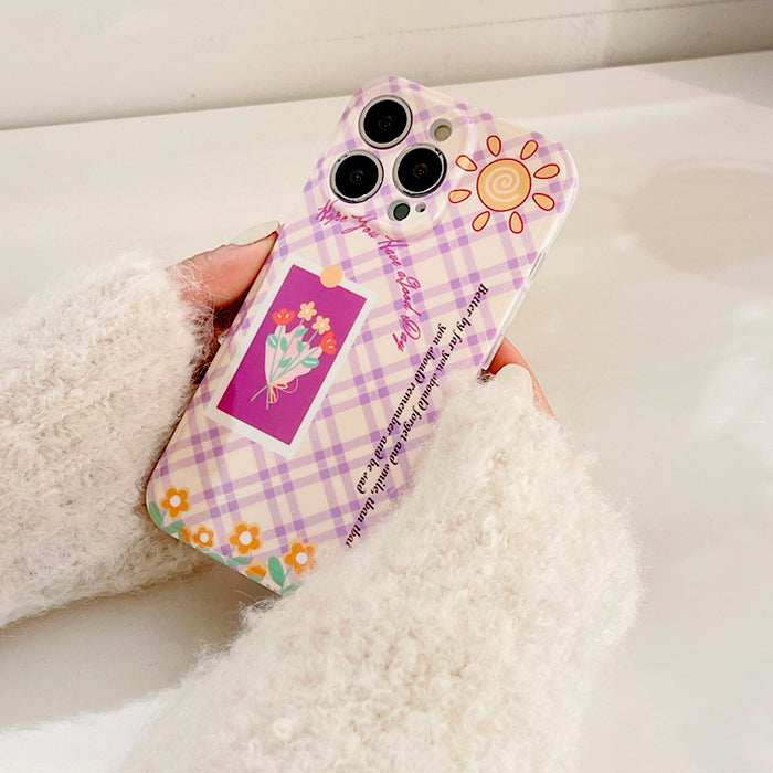 Funda para iPhone con diseño de flores preciosas