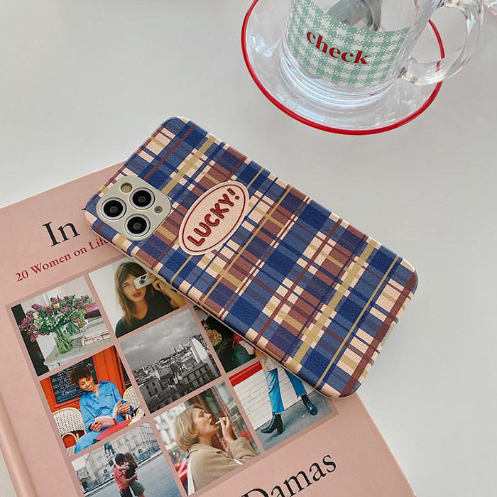 Lucky Plaid iPhone Case