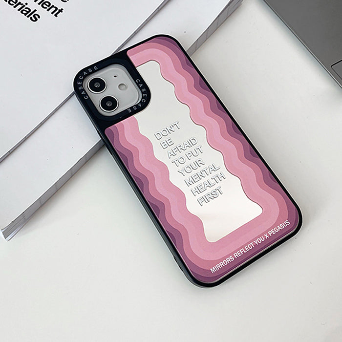 Funda para iPhone sobre salud mental