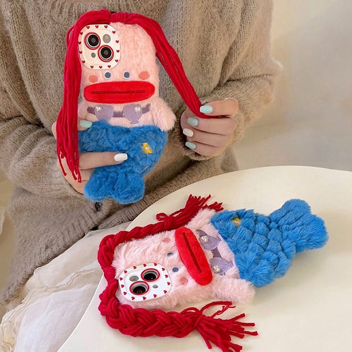 Mermaid Fuzzy iPhone Case