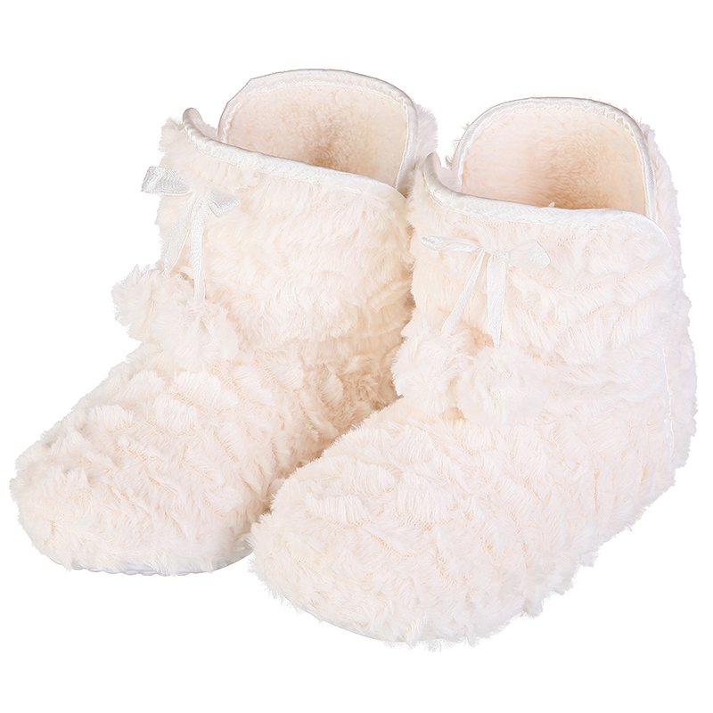 Warm Soft Plush Solid Home Slippers