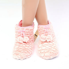 Warm Soft Plush Solid Home Slippers