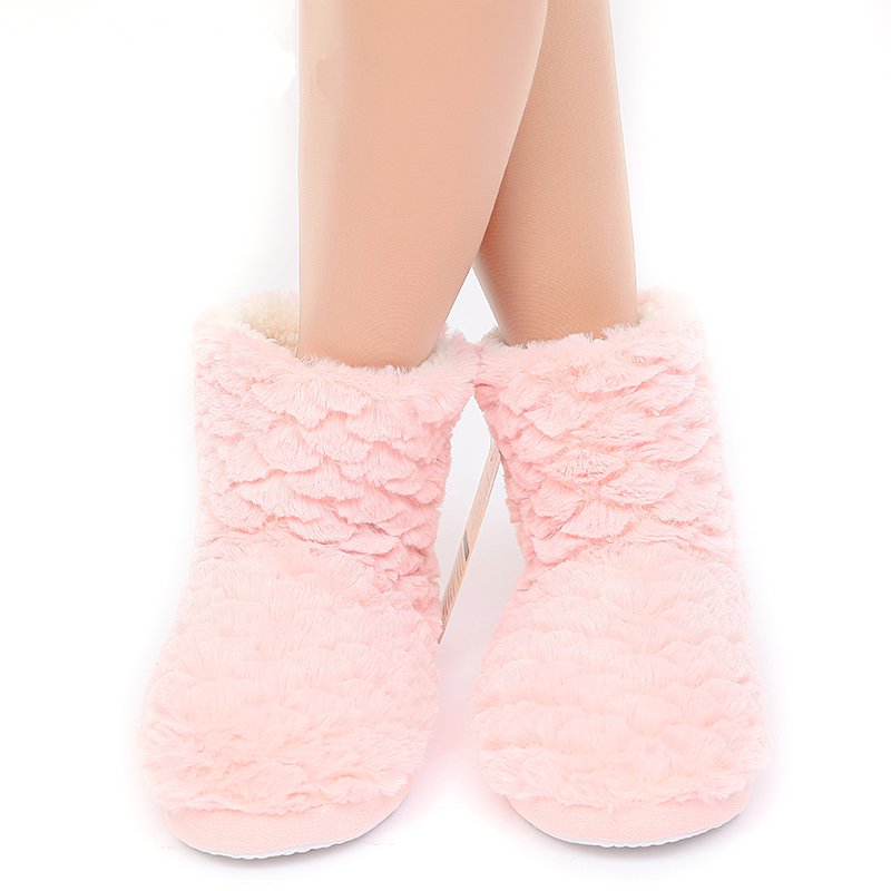 Casual Warm Plush Home Slippers