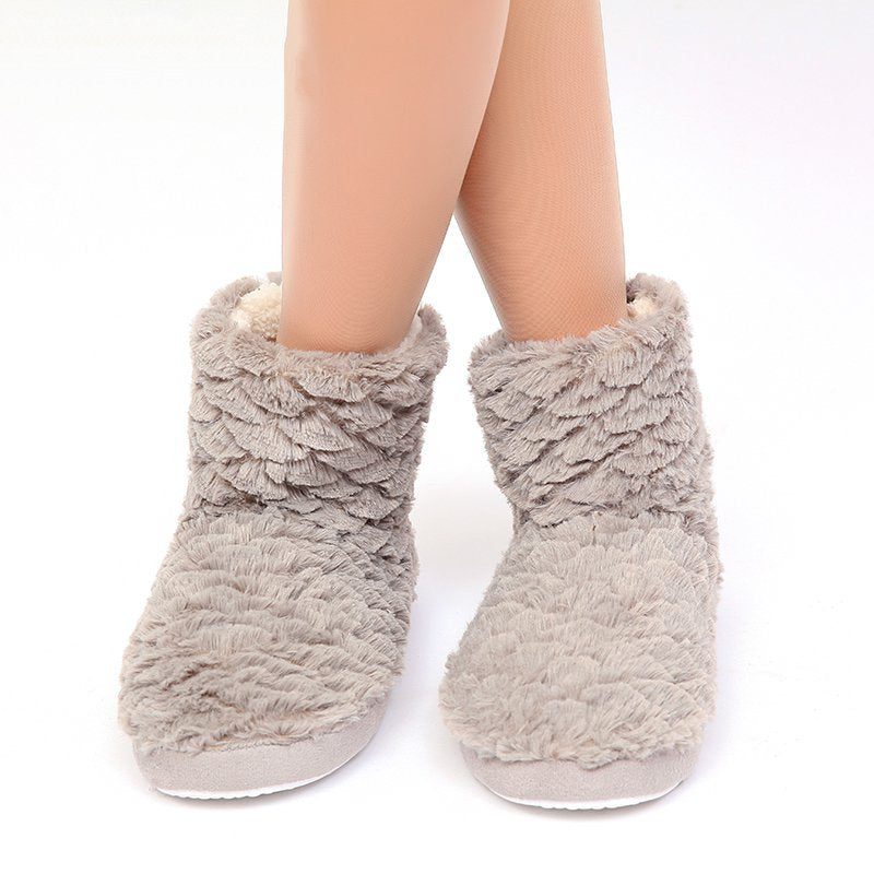 Casual Warm Plush Home Slippers