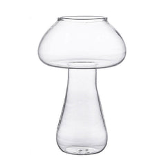 Mushroom Shaped Glass Vase