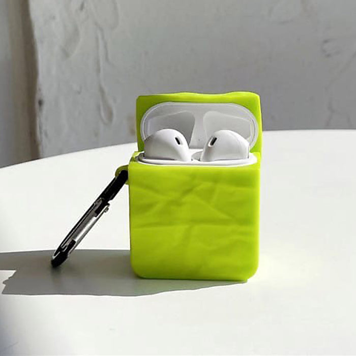 Estuche verde neón para AirPods