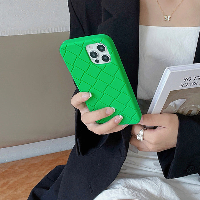 Neon Pink Green iPhone Case