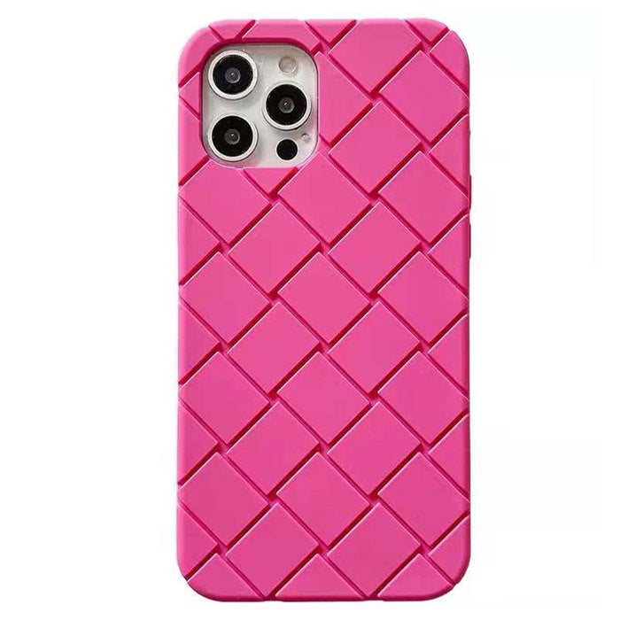 Funda para iPhone en color rosa neón y verde 