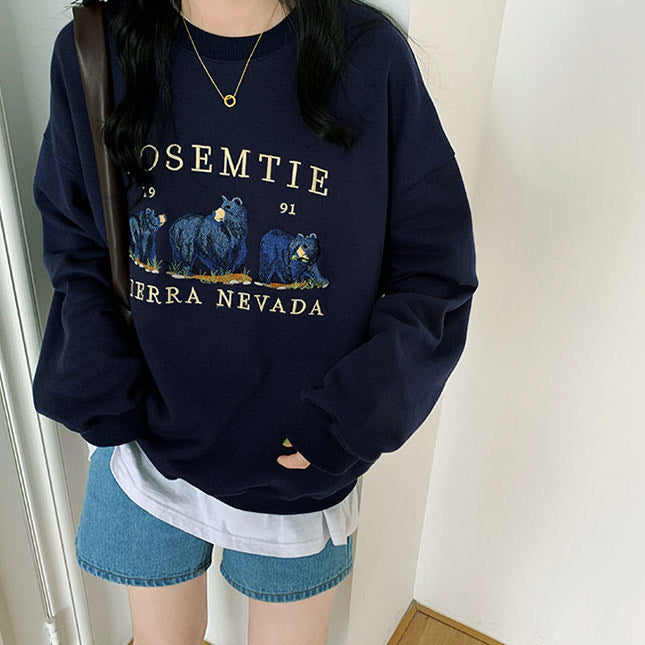 Sudadera con capucha del oso de Nevada