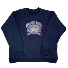 Sweatshirt mit Niagara-Fällen-Stickerei