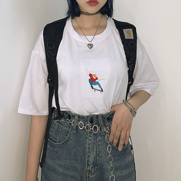 Nollie Embroidered Tee