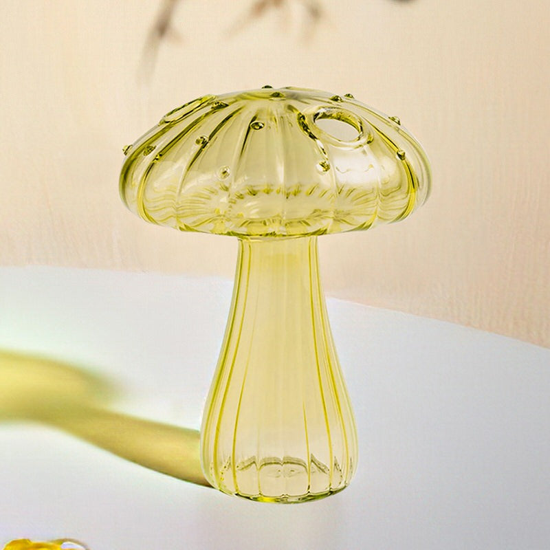 Grandma's House Nordic Mushroom Glass Vase