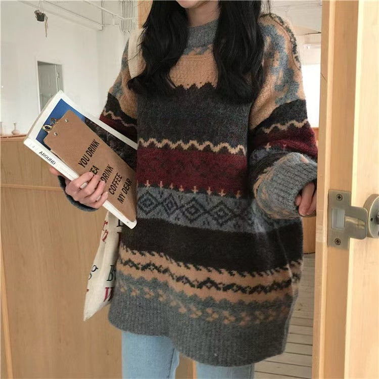 80's Grandma Pattern Sweater