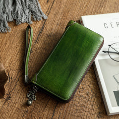 Large Storage Leather Purse