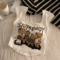 Y2K Cute Bears Tank Top