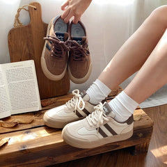 All-match round toe casual sneakers