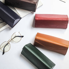 Fashion Vintage Leather Glasses Case