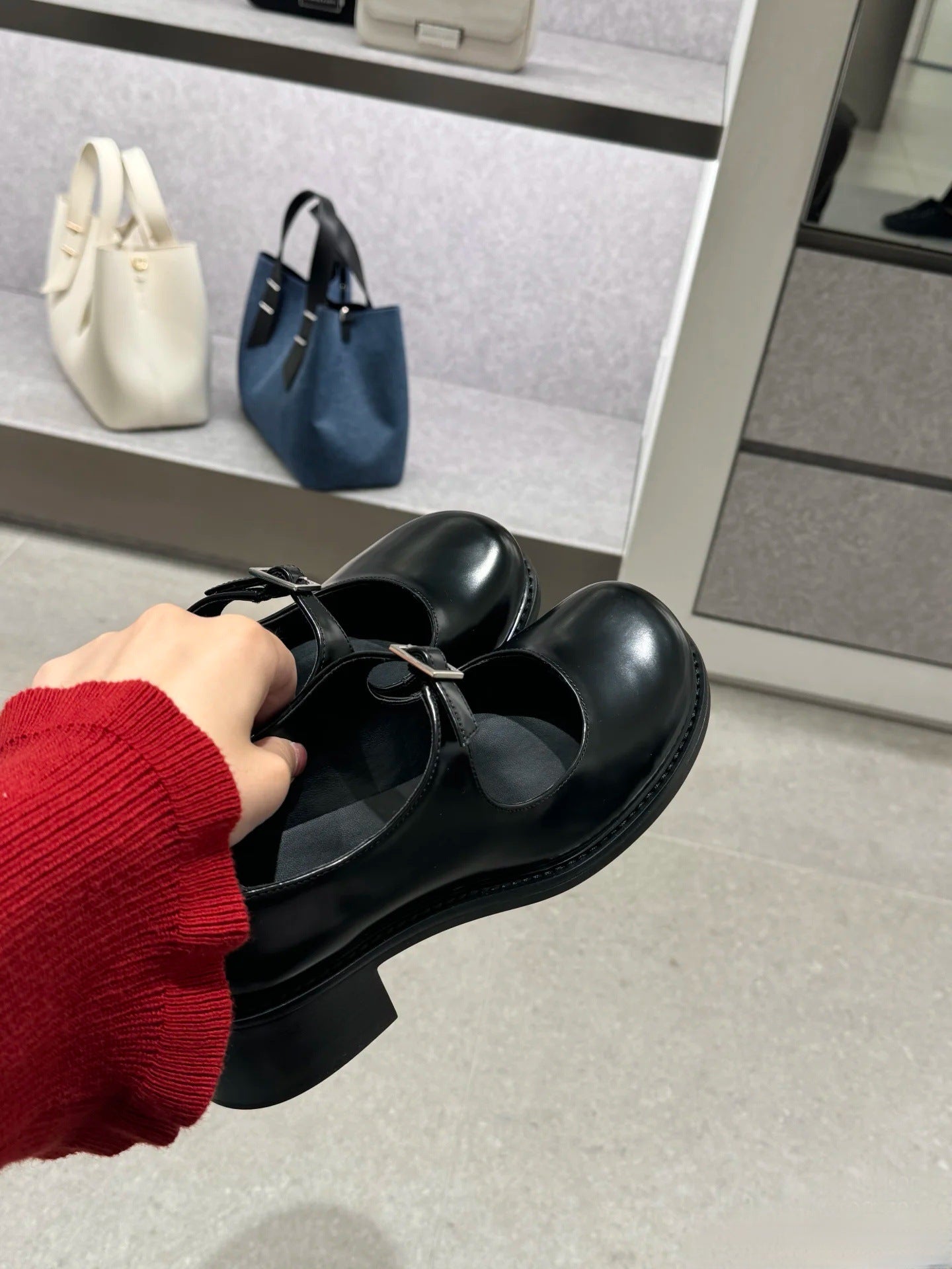 Mary Jane Shoes Round Toe  Low Heel Flat Lolita Shoes