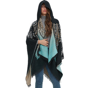 Boho Shawls with Hat