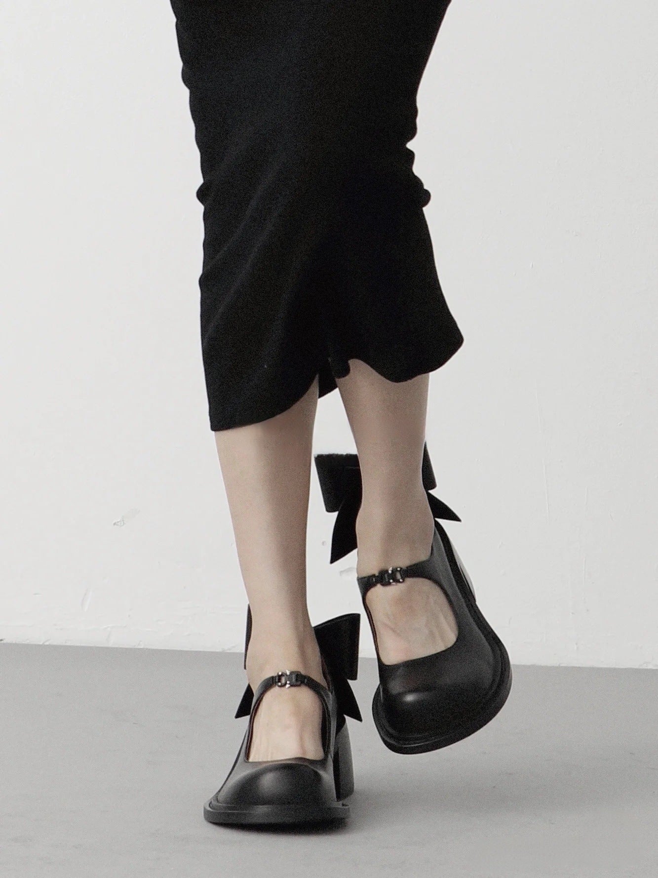 Mary Jane Shoes Round Toe  Low Heel Flat Lolita Shoes