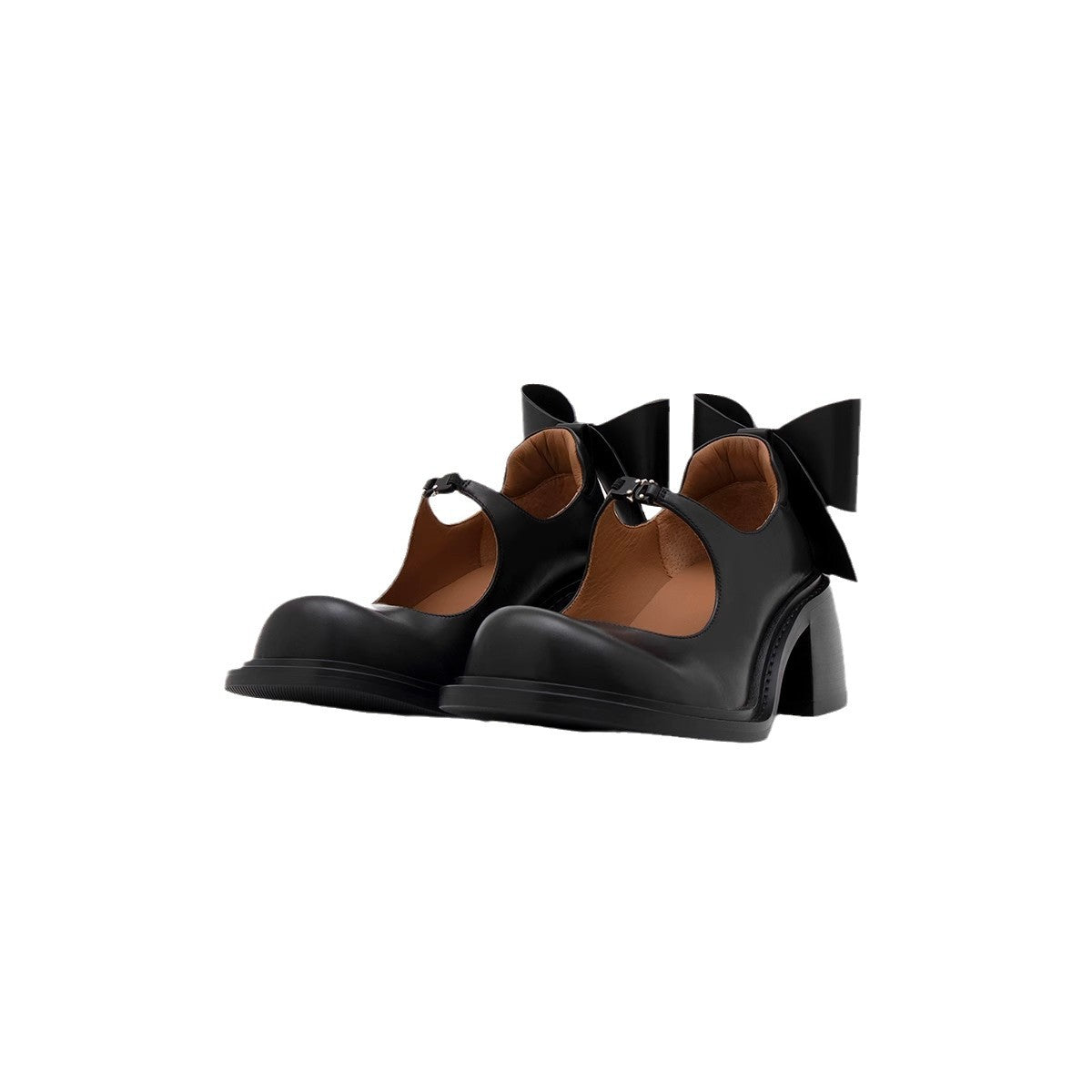 Mary Jane Shoes Round Toe  Low Heel Flat Lolita Shoes