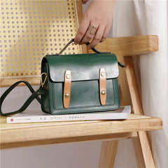 Messenger-Handtasche aus pflanzlich gegerbtem Rindsleder