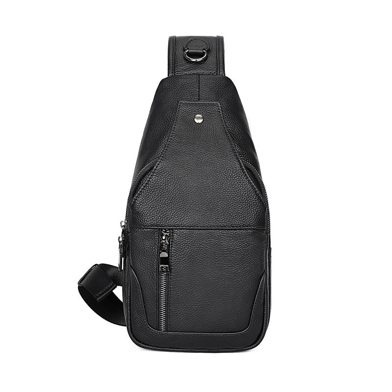 Bolso de pecho de piel de vacuno 