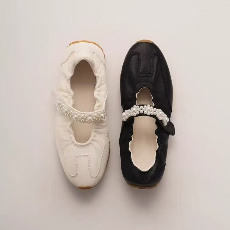 Ballet Velcro Casual Mary Jane Shoes