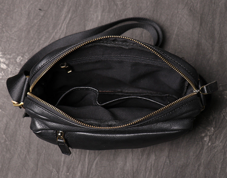 Bolso de hombro de piel de vaca 