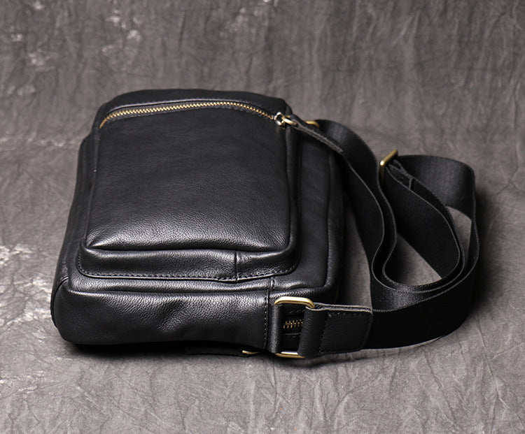Bolso de hombro de piel de vaca 