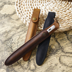 Stifteetui aus Vintage-Leder