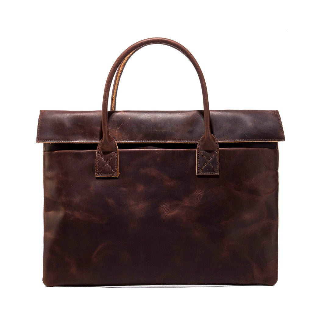 Vintage Business Leder Aktentasche 