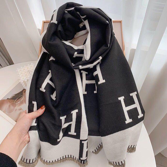 H Letter Winter Scarves