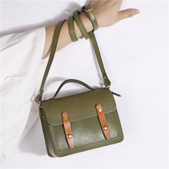 Messenger-Handtasche aus pflanzlich gegerbtem Rindsleder