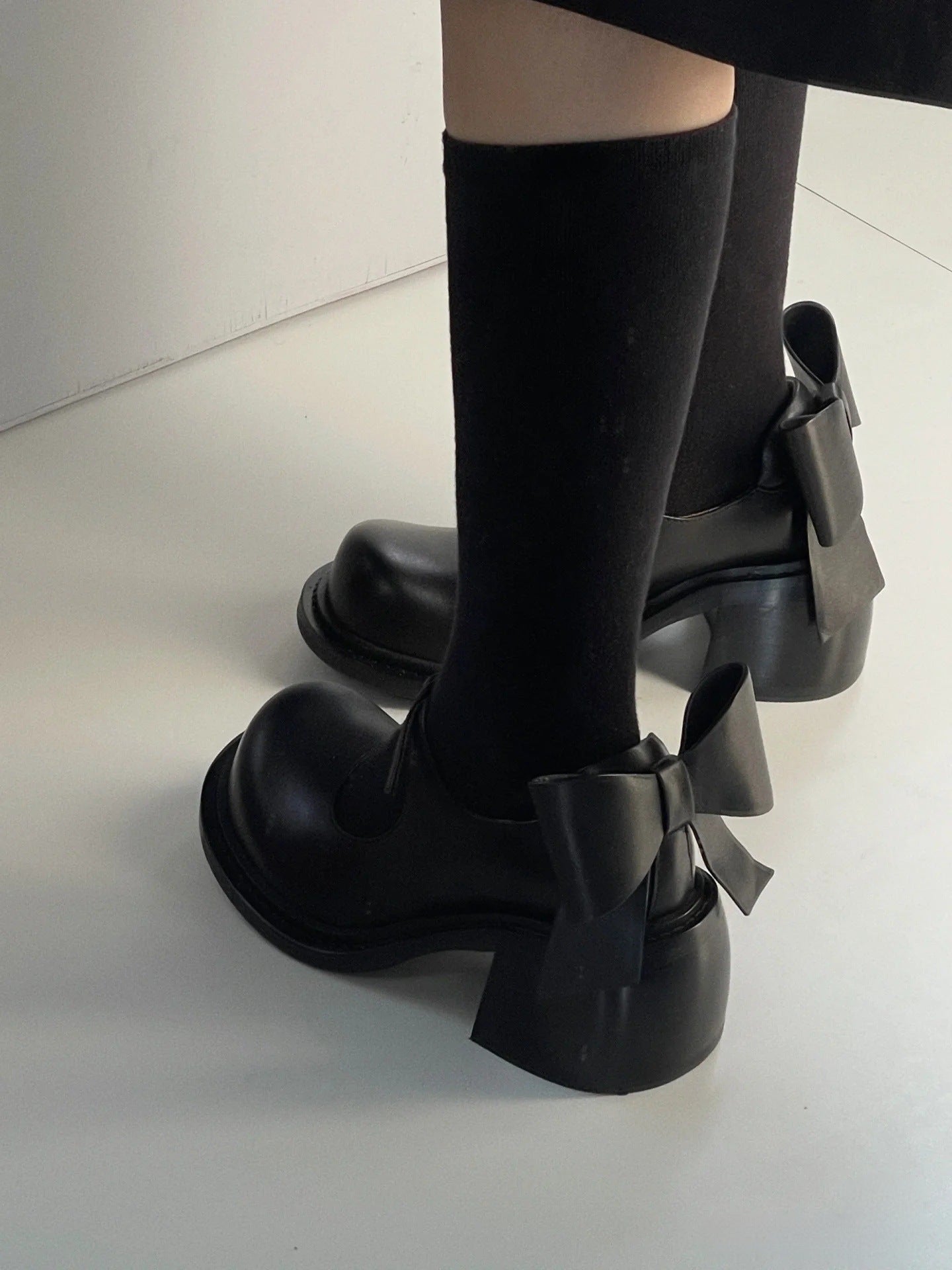 Mary Jane Shoes Round Toe  Low Heel Flat Lolita Shoes